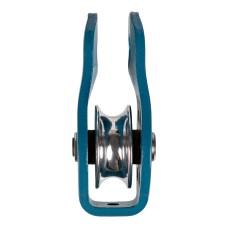 Блок-ролик алюминиевый с фиксированными щечками с подшипником